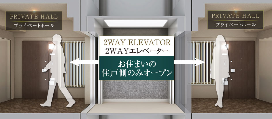 2WAY エレベーター