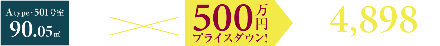 ［501号室］新価格発表！