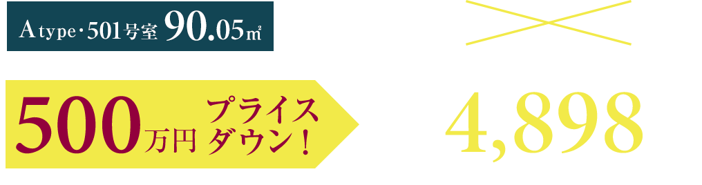 ［501号室］新価格発表！